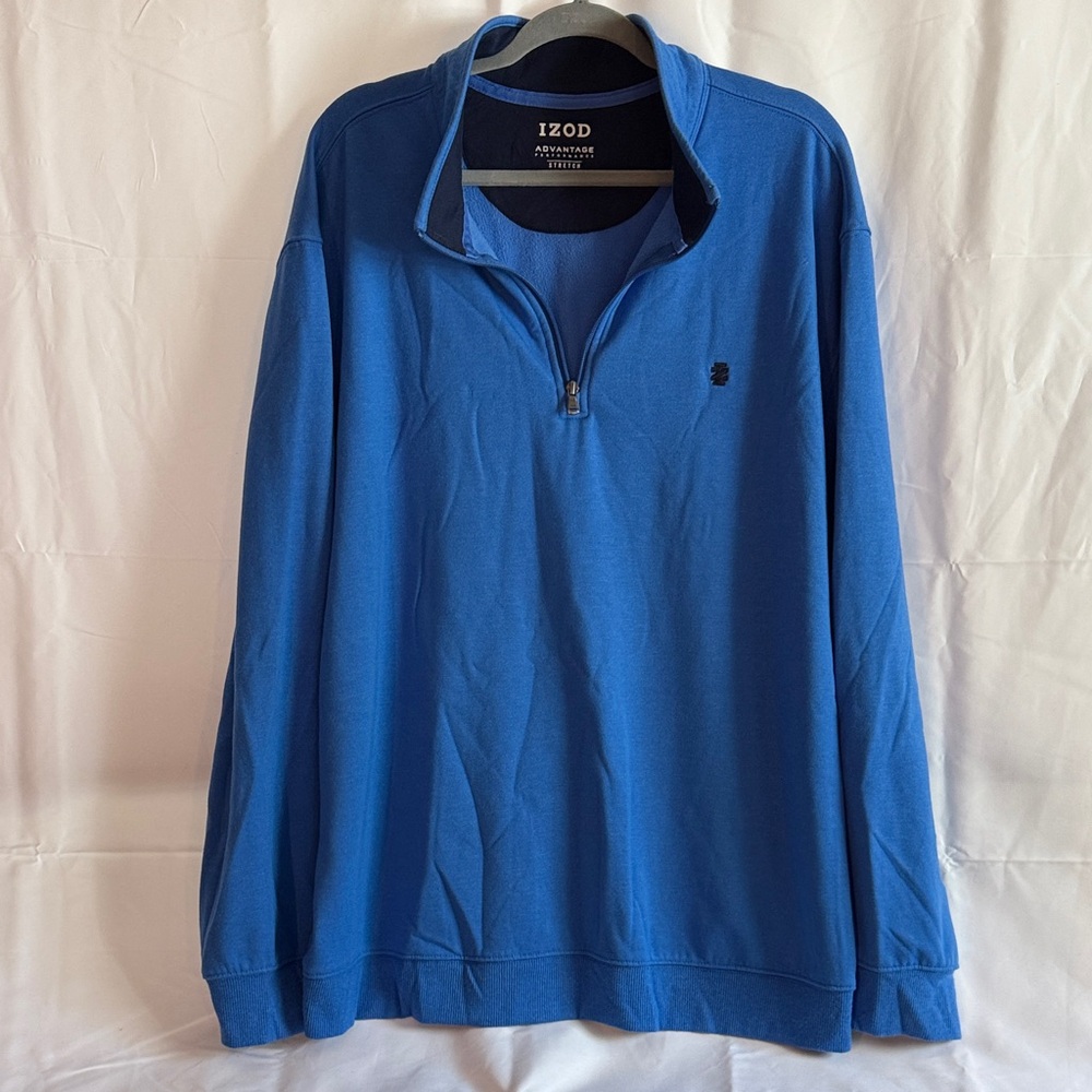 Izod Royal Blue Half-Zip Sweater